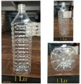 Transparent PET 1 litre empty mineral water bottle