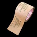 Brow / White printed craft paper tape