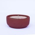 scented terracotta candle