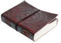 genuine leather handmade paper leather diary