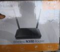 Black Wireless Router