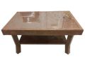 Brown Rectangular plastic centre table