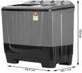 Onida Gray 230 V AC 23.00kg top loading washing machine