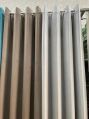 Gray Plain velvet door curtain