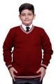 OSWAL OSWAL Cotton Linen Polyester Wool Wool WOOL V SHAPE Blue Brown Pink Purple AS PER DEMAND Full Sleeves Checked School Sweaters