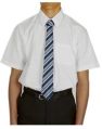 Multicolor School Uniform Half Sleeves Plain Polyester Plain Spun & Cotton Boys School Shirt