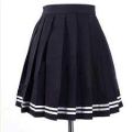 Cotton Polyester Plain Spun Multicolor School Uniform Plain girls school skirt