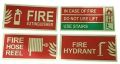 Paper Rectangular Round Square Triangle As Per Requirement fire safety signs