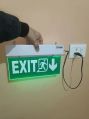 As Per requirement Electrical 220 V Green Rectangular Aluminium and Acrylic laser type exit light
