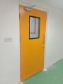 Finished Swing 4 feet mild steel yellow clean room door