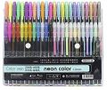 Multicolor Plastic 48 Pieces Neon Colored Pen
