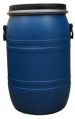 HDPE Plastic Non Polished Round New Plain 50l hdpe blue drum