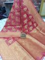 Jagg Hastkala Unstitched Multicolor Multicolor All colors available Printed banarasi sarees