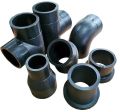 Polished Round Black HDPE Pipe Fitting