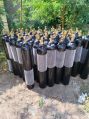 Black Blue New 50kg industrial oxygen cylinder