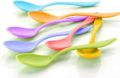 Anjil Color Coated Multicolor Plain Plastic Spoon