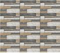 Polished Rectangular Multicolor printed ceramic front elevation wall tile