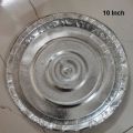 Silver Foil New plain round 10 inch silver paper plate