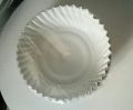 White plain round 12 inch duplex paper plate