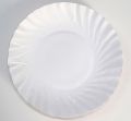 White plain round 12 inch itc paper plate