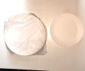 White plain round 6 inch itc paper plate