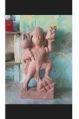 Red Marble Hanuman Statue