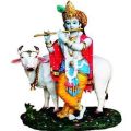 Shree Krishna With Cow Statue