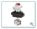 PNEUMATIC SANITARY ROTARY ACTUATED BUTTERFLY VALVE