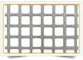 square holes Perforated sheets