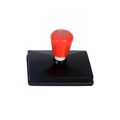 Plastic Square Black and Red Self Inking Stamp