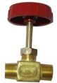 Brass industrial gas valve