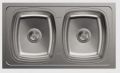 Silver Rectangular Stainless Steel Kitchen Sink