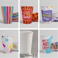 125ml Paricott Printed Paper Cup