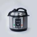 Silver And Black Plastic And Steel Casing Electric Pressure Cooker