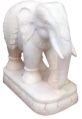 White Elephant Stone Statue