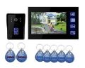 7'' Tft Lcd Rfid Id Waterproof Color Video Door Phone with Touch Key