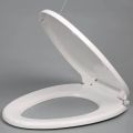 White LUCENT plastic toilet seat cover