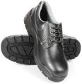 Black Leather safety shoes