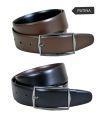 Mens PU Reversible Leather Belt With Removable Buckle