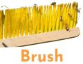 Synthetic Fibre beekeeping brush