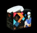 1Mile Latex Examination Glove "Size-M" "Pack of 100"