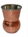 Copper Steel Dholak Glass
