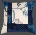 Patchwork silk cushion cover