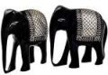 Black Decorative Elephant Set