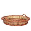 Cane Hamper Basket With Handle