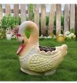 Designer swan plant pot