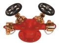 double outlet type landing valve