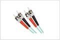 MULTIMODE ST TO ST FIBER OPTIC PATCH CABLE