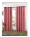 Check designed cotton curtains