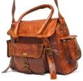 leather hand made cross body shoulder bag's